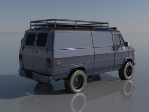 GMC Vandura 1983 Modello di stampa 3D