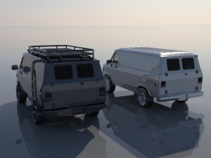 GMC Vandura 1983 Modello di stampa 3D