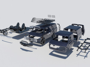 GMC Vandura 1983 Modello di stampa 3D