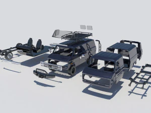 GMC Vandura 1983 3D Print Model
