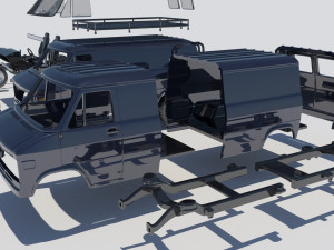 GMC Vandura 1983 Modello di stampa 3D
