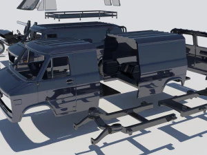GMC Vandura 1983 3D Print Model