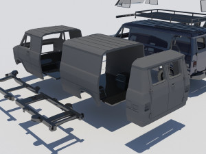 GMC Vandura 1983 Modello di stampa 3D