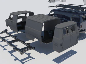 GMC Vandura 1983 3D Print Model