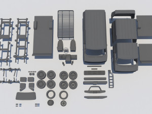 GMC Vandura 1983 Modello di stampa 3D