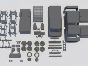 GMC Vandura 1983 3D Print Model