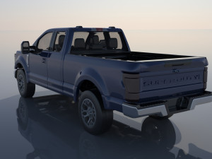 Fo-rd F-250 SuperCab 3D 打印模型