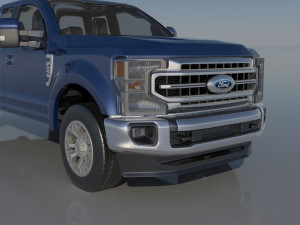Fo-rd F-250 SuperCab 3D 打印模型