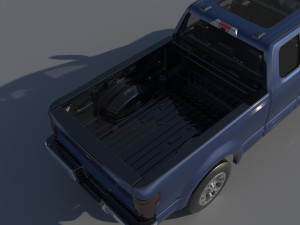 Fo-rd F-250 SuperCab 3D 打印模型