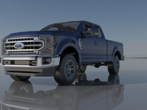 Fo-rd F-250 SuperCab 3D 打印模型