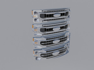 Fo-rd F-250 SuperCab 3D 打印模型
