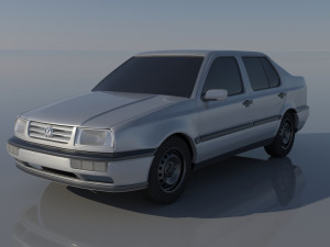 Volkswagen Vento 1993 3D Print Model