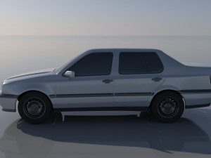 Volkswagen Vento 1993 3D Принт Модель