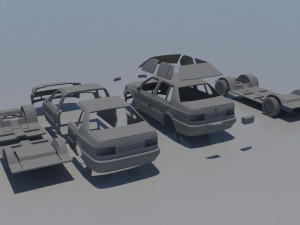 Volkswagen Vento 1993 3D Принт Модель