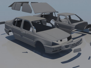 Volkswagen Vento 1993 3D Принт Модель