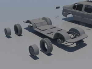 Volkswagen Vento 1993 3D Принт Модель