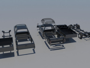 GMC Sierra 2003 Extended Cab Model Cetak 3D