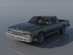 Chevrolet Caprice Pickup 1977 3D 프린트 모델