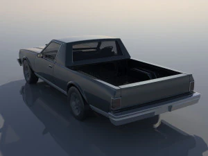Chevrolet Caprice Pickup 1977 3D Print Model