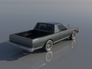 Chevrolet Caprice Pickup 1977 3D Baskı Modeli