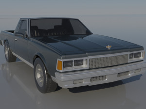 Chevrolet Caprice Pickup 1977 3D Baskı Modeli
