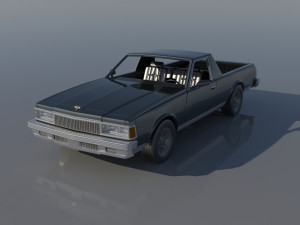 Chevrolet Caprice Pickup 1977 3D Baskı Modeli