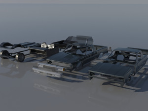 Chevrolet Caprice Pickup 1977 3D Baskı Modeli