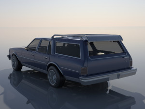 Chevrolet Caprice Wagon 1977 3D Baskı Modeli