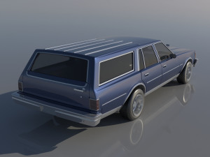 Chevrolet Caprice Wagon 1977 3D Baskı Modeli