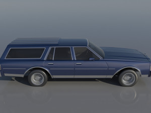 Chevrolet Caprice Wagon 1977 3D Baskı Modeli