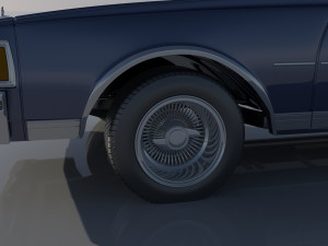 Chevrolet Caprice Wagon 1977 3D Baskı Modeli