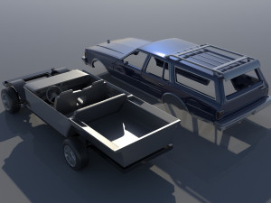 Chevrolet Caprice Wagon 1977 3D Baskı Modeli