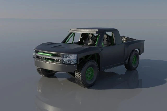 Chevrolet Trophy Truck 3D Print Model .c4d .max .obj .3ds .fbx .stl .blend