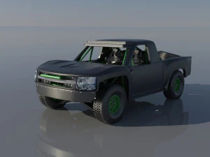 Chevrolet Trophy Truck Model Cetak 3D