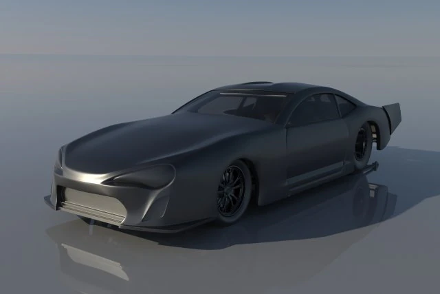 Toyota GT86 Pro Mod 3D Print Model .c4d .max .obj .3ds .fbx .stl .blend 