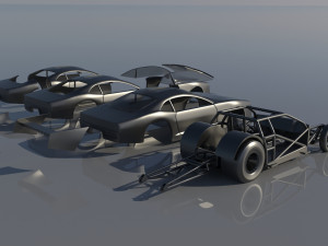 Toyota GT86 Pro Mod Modèles 3D en vedette