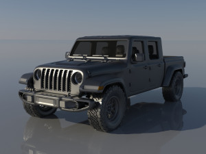 Jeep Gladiator 3D Print Model