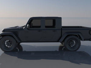 Jeep Gladiator Model Cetak 3D