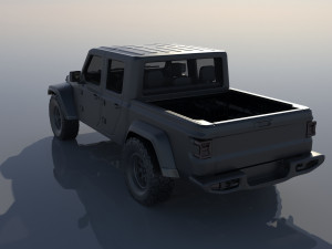 Jeep Gladiator Model Cetak 3D
