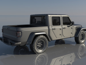 Jeep Gladiator Model Cetak 3D