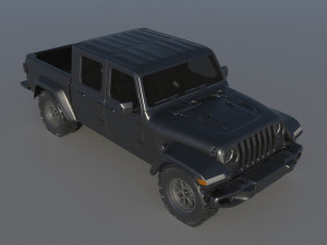 Jeep Gladiator Model Cetak 3D