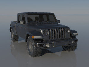 Jeep Gladiator Model Cetak 3D