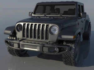 Jeep Gladiator 3D Print Model