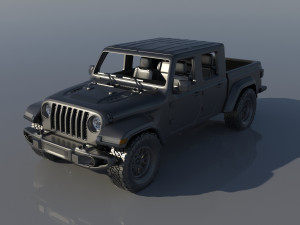 Jeep Gladiator Model Cetak 3D