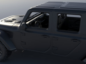 Jeep Gladiator Model Cetak 3D