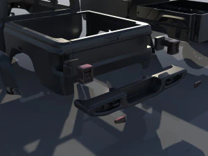 Jeep Gladiator 3D Print Model