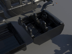 Jeep Gladiator Model Cetak 3D