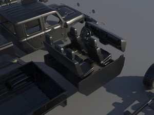 Jeep Gladiator Model Cetak 3D