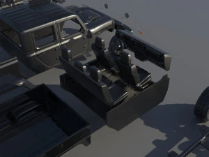 Jeep Gladiator 3D Print Model