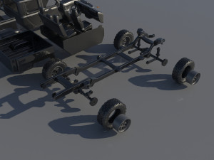Jeep Gladiator Model Cetak 3D
